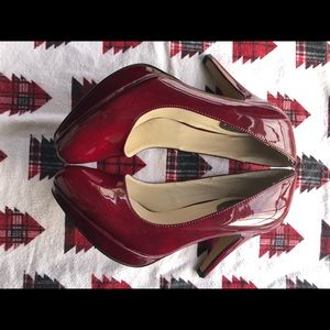 Nickels red pumps